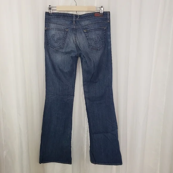 AG Adriano Goldschmeid The Club Flare leg jeans med wash size 28 - Picture 5 of 9